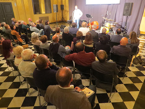 Commemoraci&oacute; de la mort de Xavier Cugat al Sal&oacute; de Descans del Teatre Municipal de Girona