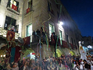 Fires 2015. Ball de la Cercavila del Preg&oacute; a la pla&ccedil;a del Vi