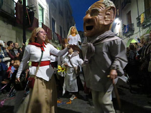 Fires 2015. Ball de la Cercavila del Preg&oacute; a la pla&ccedil;a del Vi