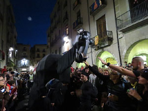 Fires 2015. Ball de la Cercavila del Preg&oacute; a la pla&ccedil;a del Vi