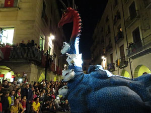 Fires 2015. Ball de la Cercavila del Preg&oacute; a la pla&ccedil;a del Vi