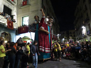 Fires 2015. Ball de la Cercavila del Preg&oacute; a la pla&ccedil;a del Vi