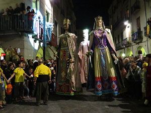 Fires 2015. Ball de la Cercavila del Preg&oacute; a la pla&ccedil;a del Vi