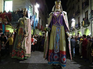 Fires 2015. Ball de la Cercavila del Preg&oacute; a la pla&ccedil;a del Vi