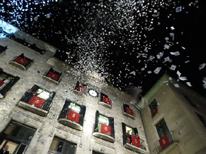 Fires 2015. Ball de la Cercavila del Preg&oacute; a la pla&ccedil;a del Vi