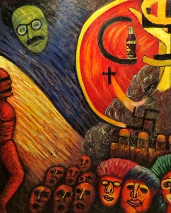 Obres de Bosch Mart&iacute; a l'exposici&oacute; Angelus Novus 2015