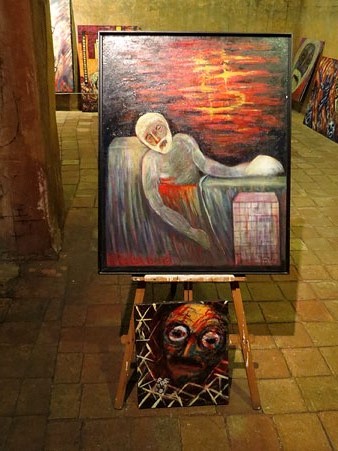 Obres de Bosch Mart&iacute; a l'exposici&oacute; Angelus Novus 2015