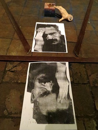 Obres de Bosch Mart&iacute; a l'exposici&oacute; Angelus Novus 2015