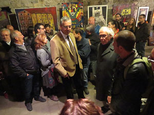 Fires 2015. Inauguraci&oacute; exposicions Gironacord 2015 i Angelus Novus 2015, de Llu&iacute;s Bosch Mart&iacute;