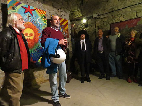Llu&iacute;s Bosch Mart&iacute; i Santiago Vancells durant la inauguraci&oacute;