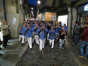Fires 2015. Els castells de vig&iacute;lia, amb els Marrecs de Salt i Castellers de l'Alt Maresme