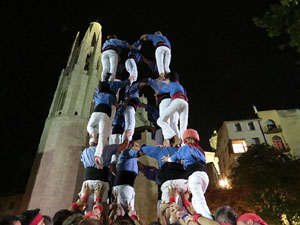 Fires 2015. Els castells de vig&iacute;lia, amb els Marrecs de Salt i Castellers de l'Alt Maresme