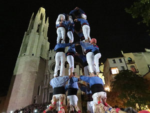 Fires 2015. Els castells de vig&iacute;lia, amb els Marrecs de Salt i Castellers de l'Alt Maresme