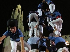 Fires 2015. Els castells de vig&iacute;lia, amb els Marrecs de Salt i Castellers de l'Alt Maresme