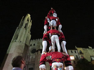 Fires 2015. Els castells de vig&iacute;lia, amb els Marrecs de Salt i Castellers de l'Alt Maresme