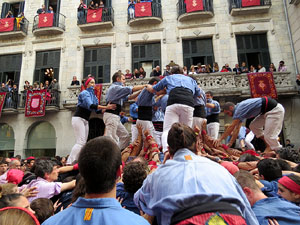 Fires 2015. Diada Castellera de Sant Narc&iacute;s amb Marrecs de Salt, Minyons de Terrassa i Capgrossos de Matar&oacute;