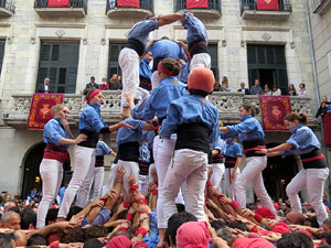 Fires 2015. Diada Castellera de Sant Narc&iacute;s amb Marrecs de Salt, Minyons de Terrassa i Capgrossos de Matar&oacute;