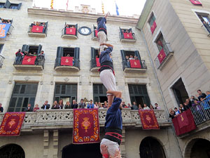 Fires 2015. Diada Castellera de Sant Narc&iacute;s amb Marrecs de Salt, Minyons de Terrassa i Capgrossos de Matar&oacute;