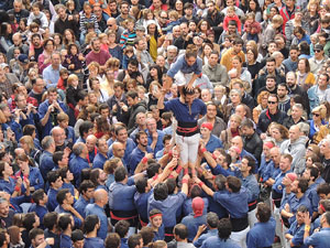 Fires 2015. Diada Castellera de Sant Narc&iacute;s amb Marrecs de Salt, Minyons de Terrassa i Capgrossos de Matar&oacute;