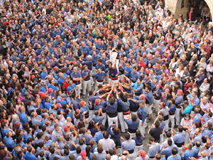 Fires 2015. Diada Castellera de Sant Narc&iacute;s amb Marrecs de Salt, Minyons de Terrassa i Capgrossos de Matar&oacute;