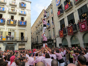 Fires 2015. Diada Castellera de Sant Narc&iacute;s amb Marrecs de Salt, Minyons de Terrassa i Capgrossos de Matar&oacute;