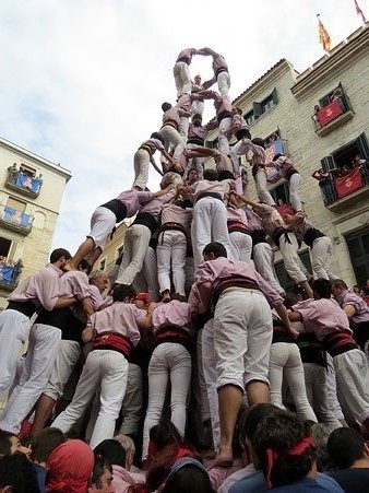Actuaci&oacute; dels Minyons de Terrassa