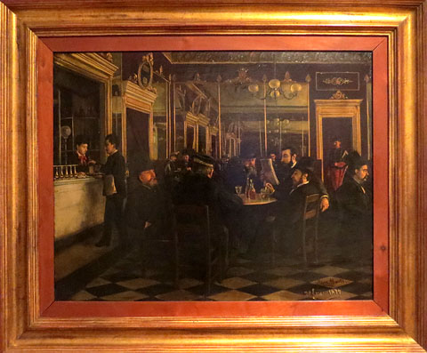 El caf&egrave; Vila. Jaume Pons Mart&iacute;, 1877