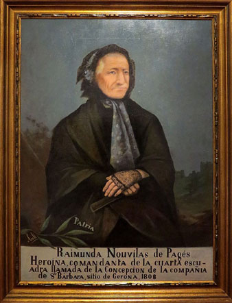 Retrat de Raimunda Nouvilas de Pag&egrave;s, comandanta de la 4a. Esquadra de la Concepci&oacute;