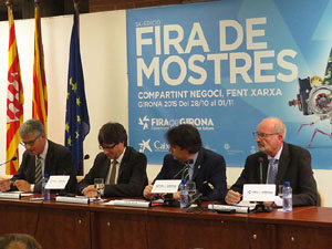 Fires 2015. Inauguraci&oacute; de la 54a Fira de Mostres a Fira de Girona