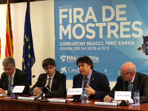 Fires 2015. Inauguraci&oacute; de la 54a Fira de Mostres a Fira de Girona