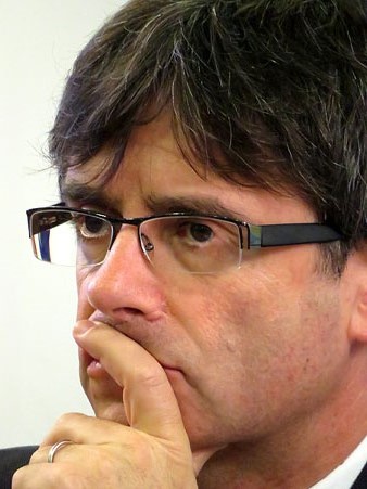 L'alcalde de Girona Carles Puigdemont, durant la inauguraci&oacute;