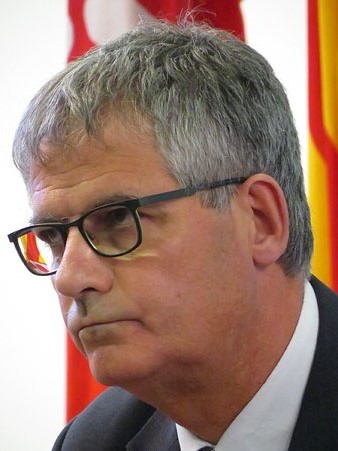 El delegat del govern de la Generalitat a Girona, Eudald Casades&uacute;s, durant la inauguraci&oacute;