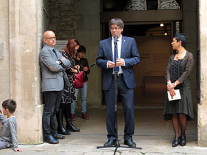 Fires 2015. Inauguraci&oacute; de l'exposici&oacute; Girona en &egrave;poca contempor&agrave;nia. Les capitalitats de la ciutat (1800-1939)