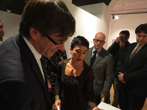 Inauguraci&oacute; de l'exposici&oacute; Girona en &egrave;poca contempor&agrave;nia