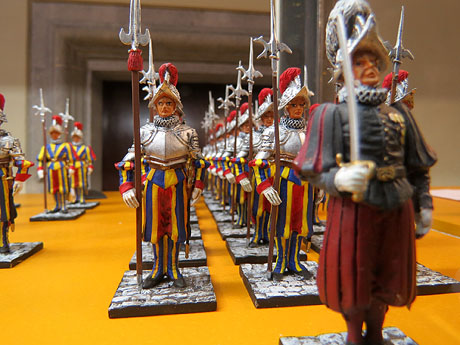 Fires de Girona 2015. Exposici&oacute; Soldat de Plom a l'esgl&eacute;sia de Sant Lluc