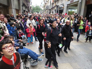 Fires 2015. Penjada del Tarl&agrave; a l'Argenteria amb la Mula Baba i la Girona Marxing Band