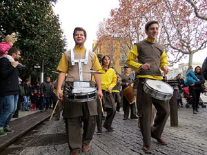 Girona10 2016. Cercavila de gegants i capgrossos amb Fal&middot;lera Gironina