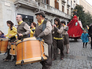 Girona10 2016. Cercavila de gegants i capgrossos amb Fal&middot;lera Gironina
