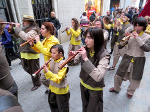Girona10 2016. Cercavila de gegants i capgrossos amb Fal&middot;lera Gironina