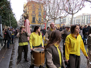 Girona10 2016. Cercavila de gegants i capgrossos amb Fal&middot;lera Gironina