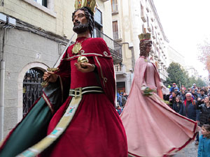 Girona10 2016. Cercavila de gegants i capgrossos amb Fal&middot;lera Gironina