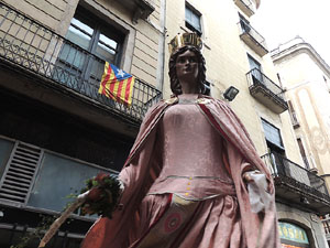 Girona10 2016. Cercavila de gegants i capgrossos amb Fal&middot;lera Gironina