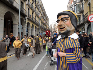 Girona10 2016. Cercavila de gegants i capgrossos amb Fal&middot;lera Gironina