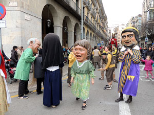 Girona10 2016. Cercavila de gegants i capgrossos amb Fal&middot;lera Gironina