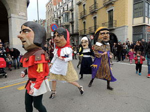 Girona10 2016. Cercavila de gegants i capgrossos amb Fal&middot;lera Gironina