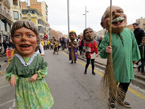 Girona10 2016. Cercavila de gegants i capgrossos amb Fal&middot;lera Gironina