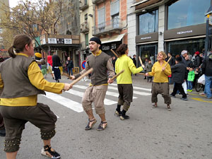 Girona10 2016. Cercavila de gegants i capgrossos amb Fal&middot;lera Gironina