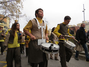 Girona10 2016. Cercavila de gegants i capgrossos amb Fal&middot;lera Gironina
