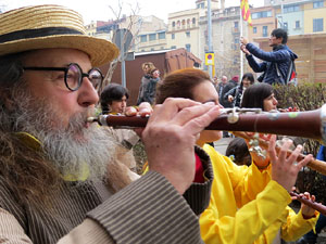 Girona10 2016. Cercavila de gegants i capgrossos amb Fal&middot;lera Gironina