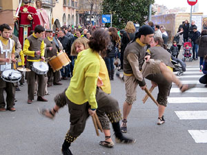 Girona10 2016. Cercavila de gegants i capgrossos amb Fal&middot;lera Gironina